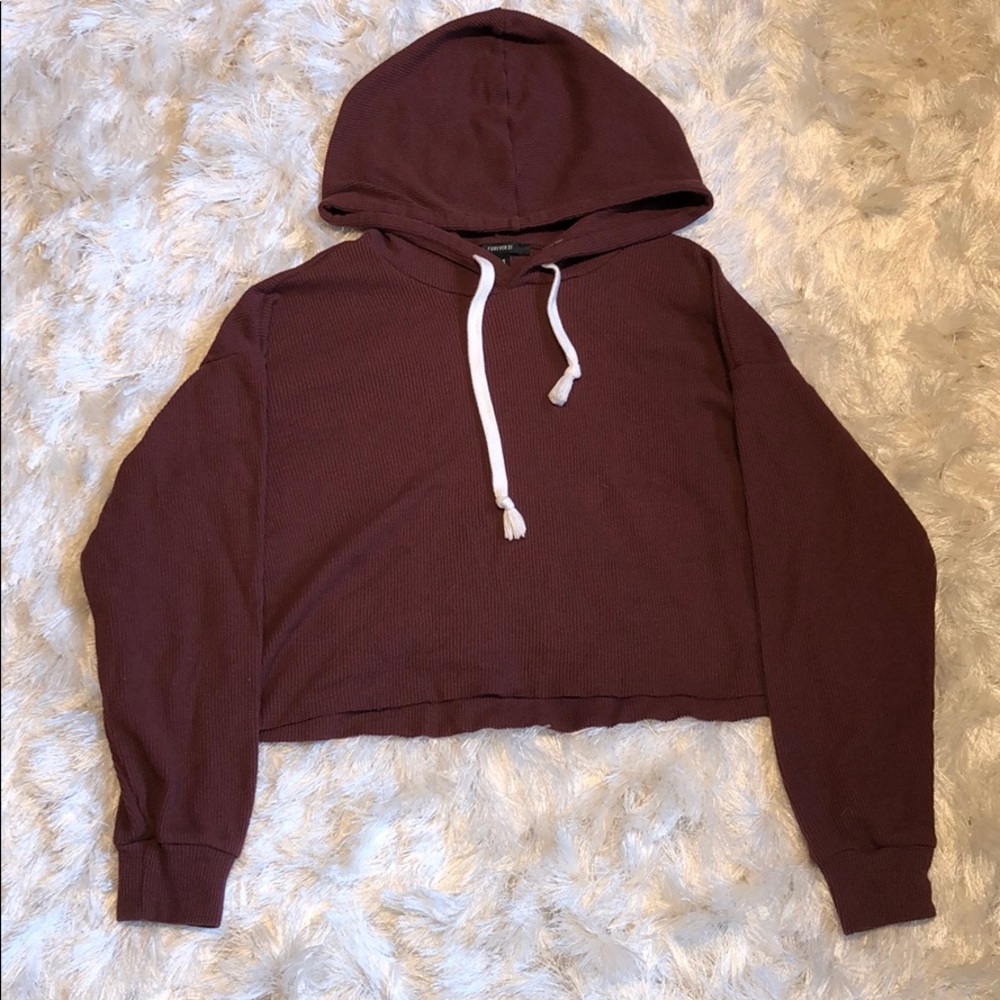 Forever 21 cropped hoodie